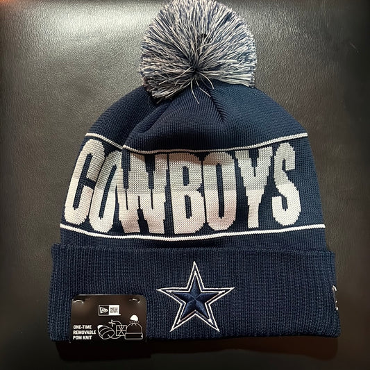 Dallas Cowboys NFL New Era Knit Pom Beanie