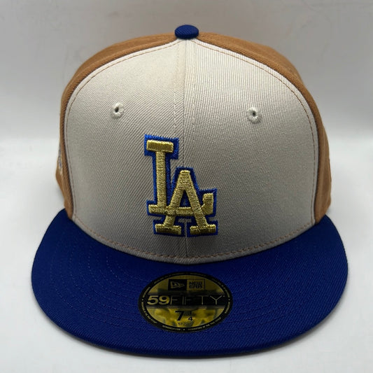 Los Angeles Dodgers MLB New Era 59Fifty 50th Anniversary 1958-2008 Side Patch Fitted Hat