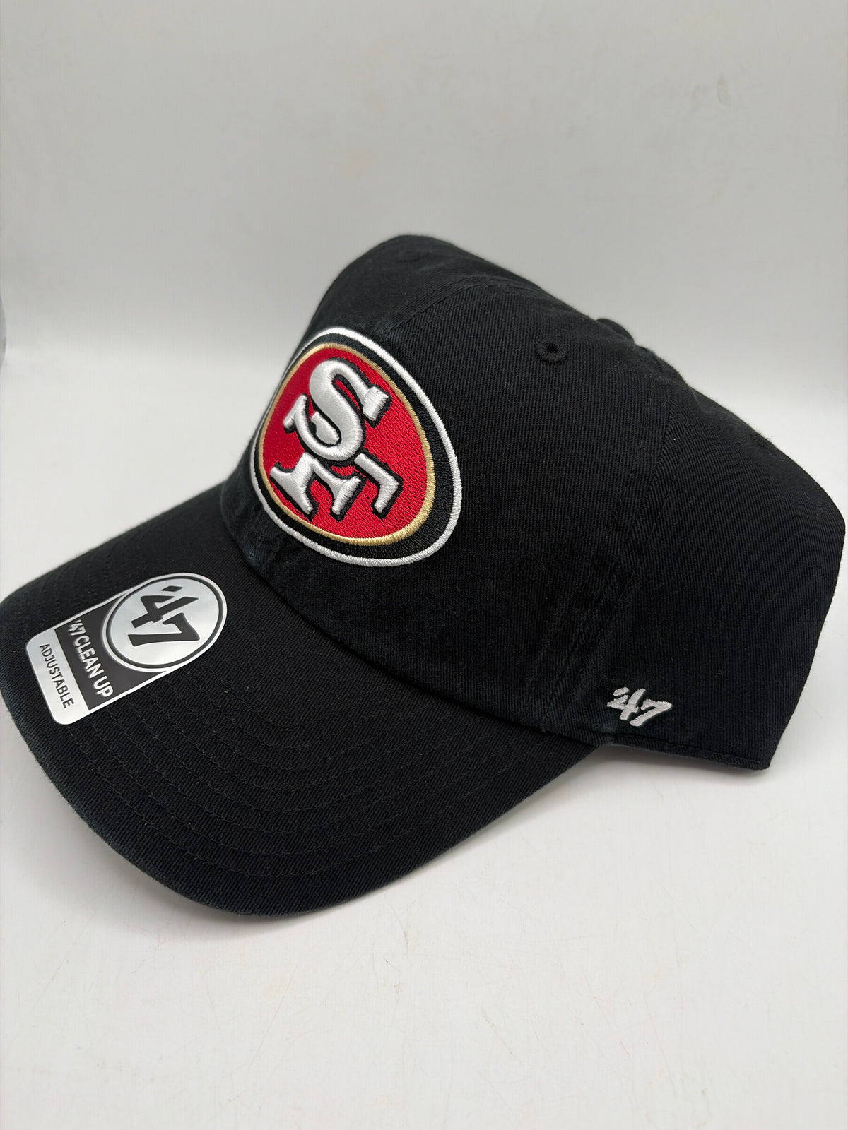 San Francisco 49ers NFL 47CleanUp Black/Red Adjustable Hat