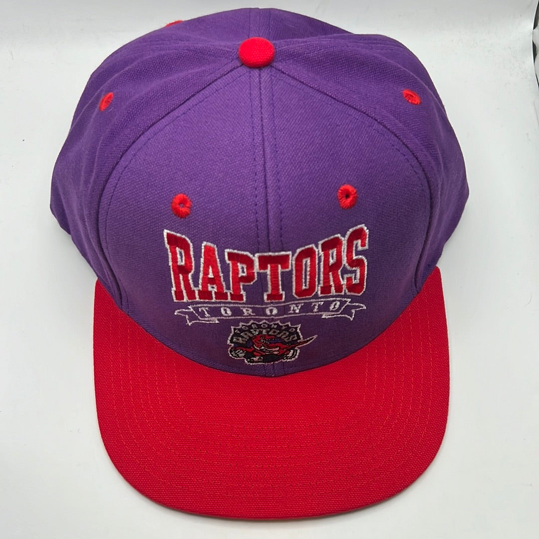 Vintage Toronto Raptors NBA Logo Spell Out Adidas Snapback Hat