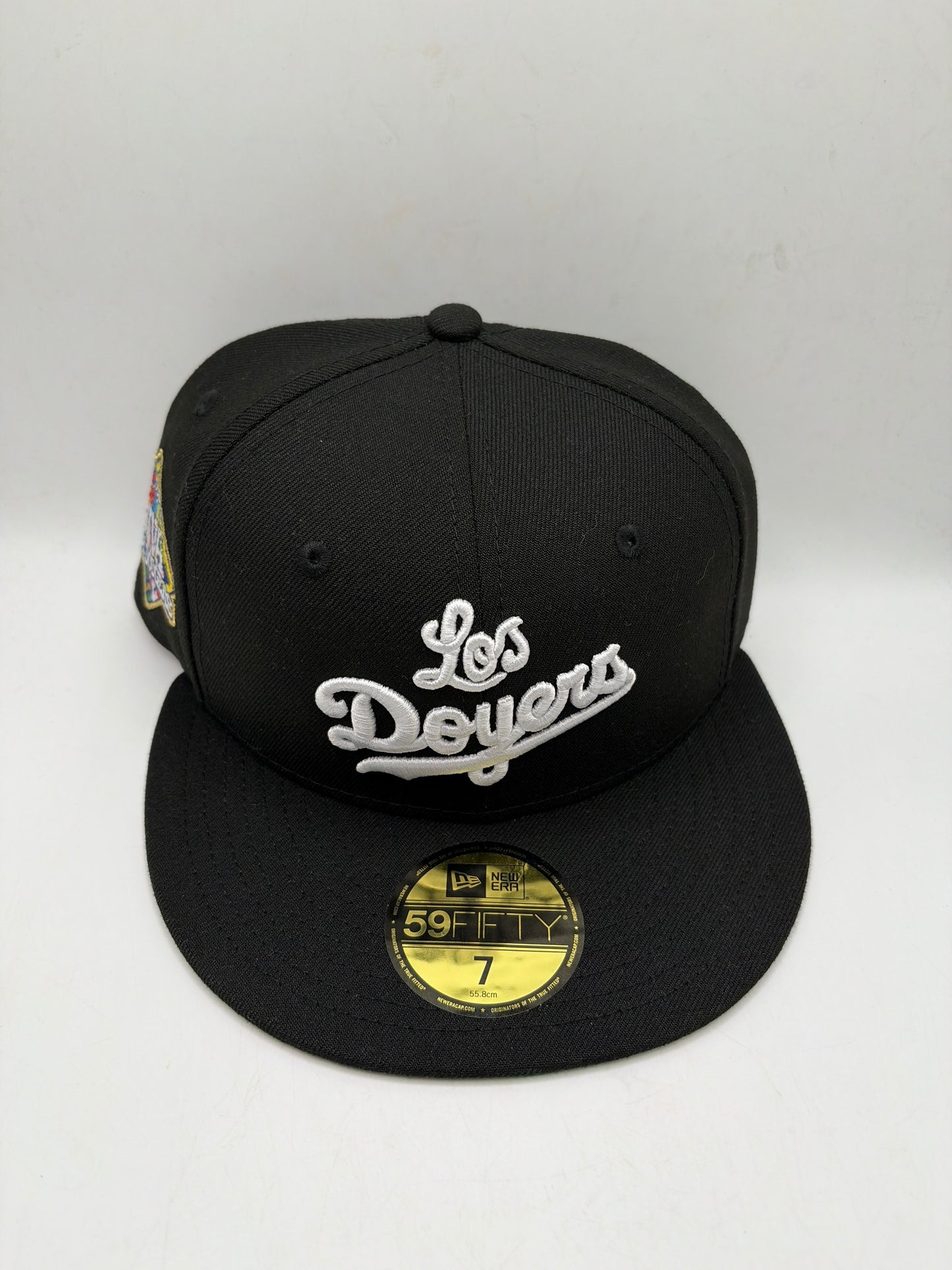Los Angeles Dodgers MLB "VIva Los Dodgers" Side Patch 59Fifty New Era Fitted Hats