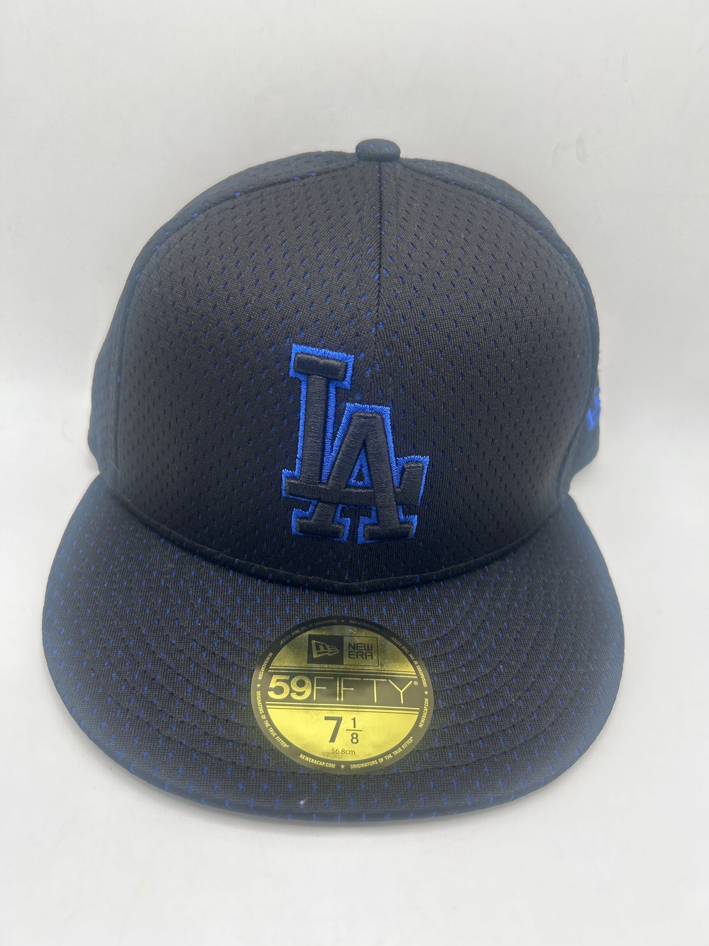 Los Angeles Dodgers MLB New Era 59Fifty Genuine Merchandise Royal Blue/Black Fitted Hat