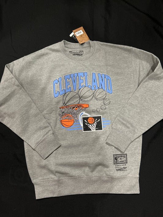 Cleveland Cavaliers NBA Hardwood Classics Mitchell & Ness Crewneck Men Sweater