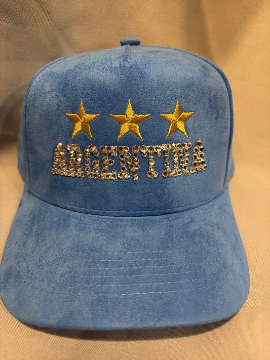 Argentina JSW A-Frame Bedazzled Adjustable Hat
