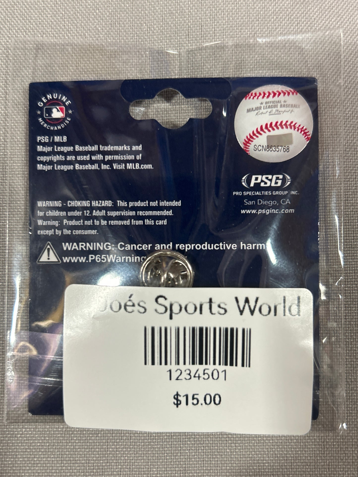 Los Angeles Dodgers MLB Collectible World Series Champions 2025 Pin