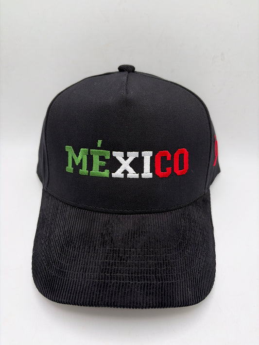 Mexico JSW Authentic Corduroy Visor A-Frame Adjustable Hat