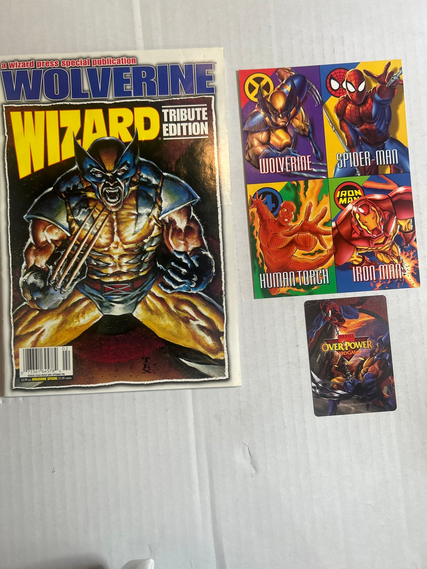 Wizard Tribute Edition Wolverine A Wizard Special Publication Comics Book with Authentic Poster