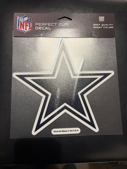 Dallas Cowboys NFL Perfect Cut Decal 8x8