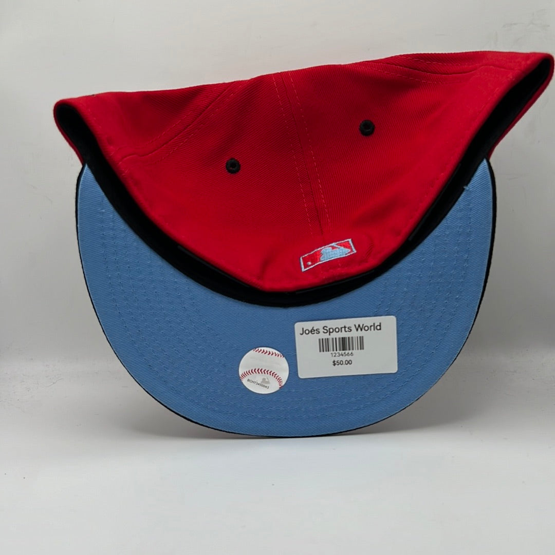 Atlanta Braves MLB New Era 59Fifty Cooperstown Collection “40th Anniversary 1966-2006” Side Patch Fitted Hat