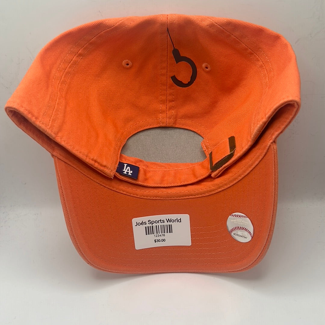 Los Angeles Dodgers 47 Clean Up Adjustable Hat - Orange