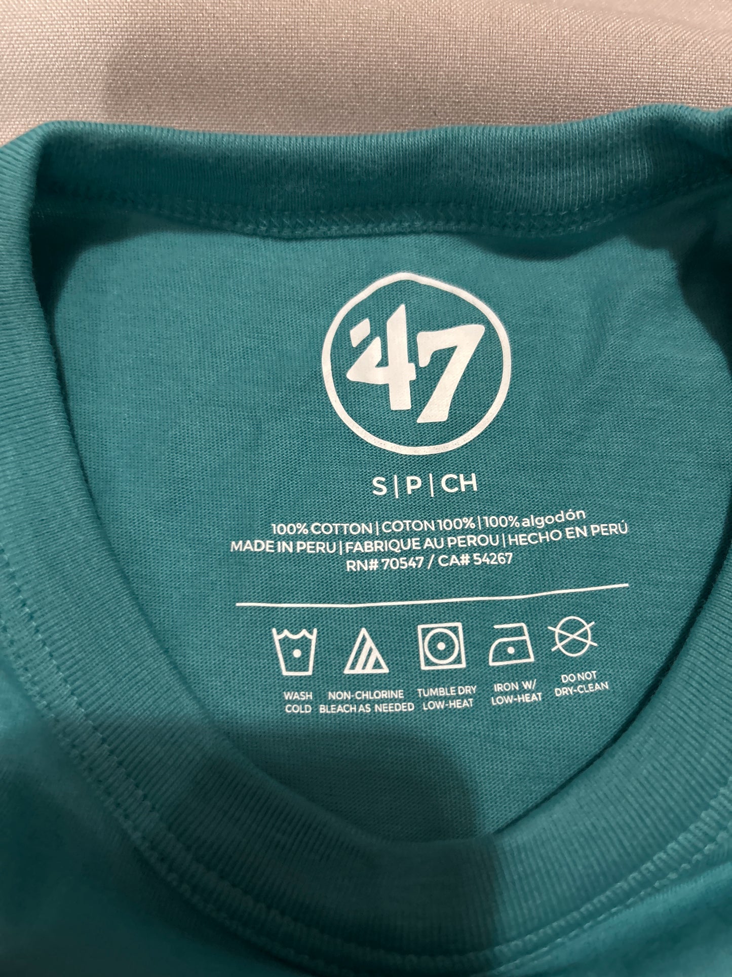 Jacksonville Jaguars NFL 47Brand Ocean Teal Premier Franklin Tee Men