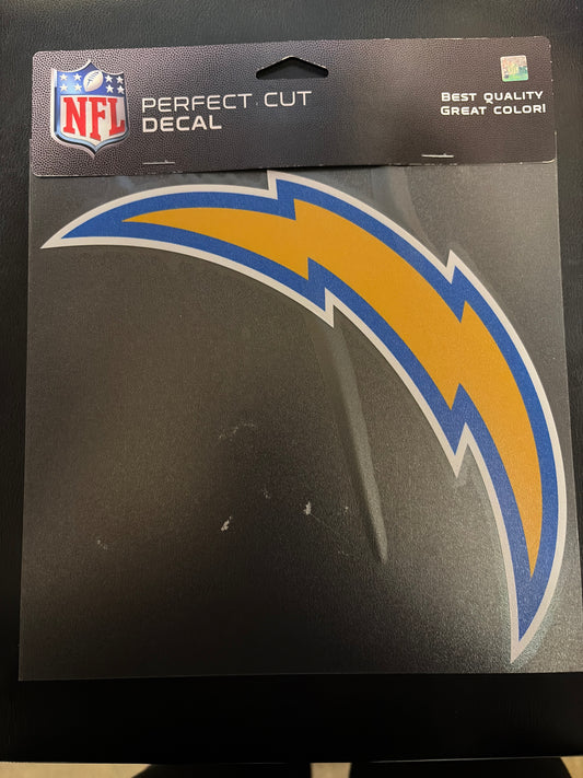 Los Angeles Chargers NFL Perfect Cut Decal 8x8