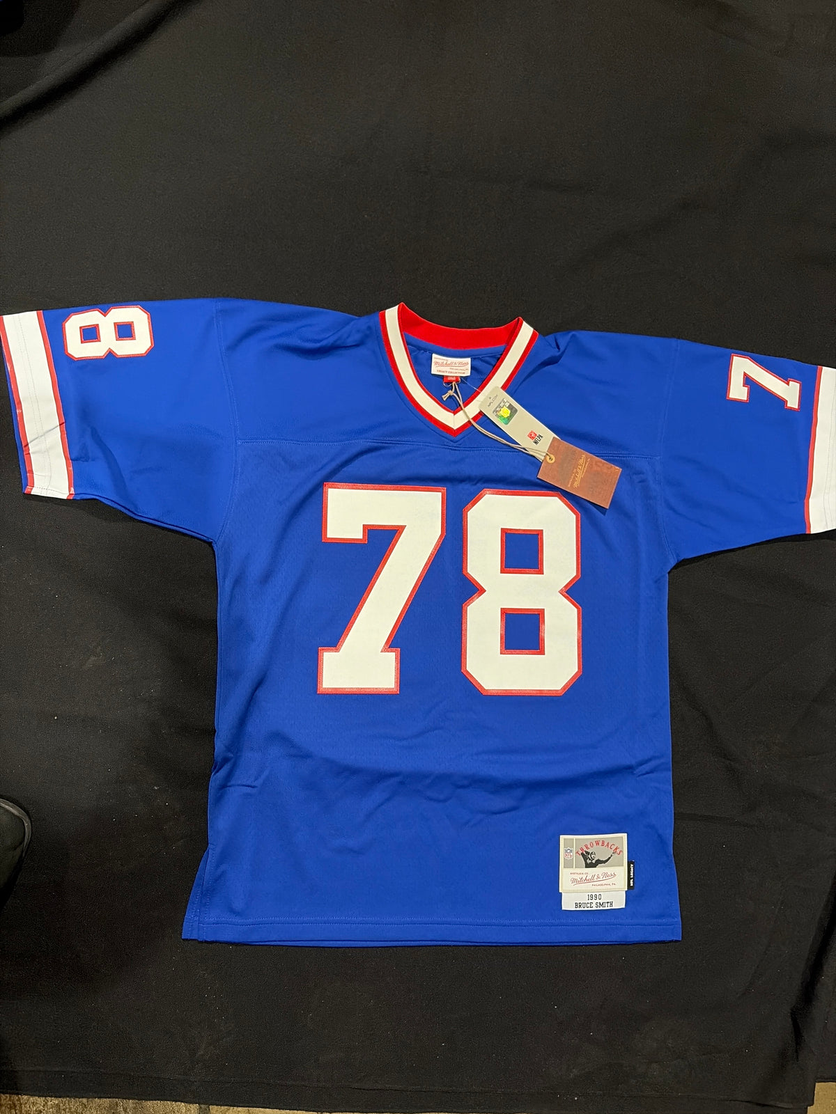 Buffalo Bills NFL Mitchell & Ness #78 BRUCE SMITH 1990 Men Legacy Throwbacks Jersey