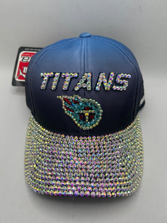 Tennessee Titans NFL Puma Bedazzled Visor and Logo Adjustable Hat