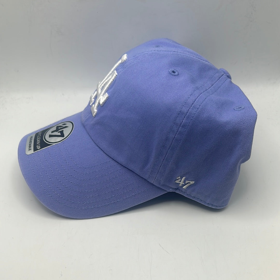 Los Angeles Dodgers 47 Clean Up Adjustable Hat - Lavender