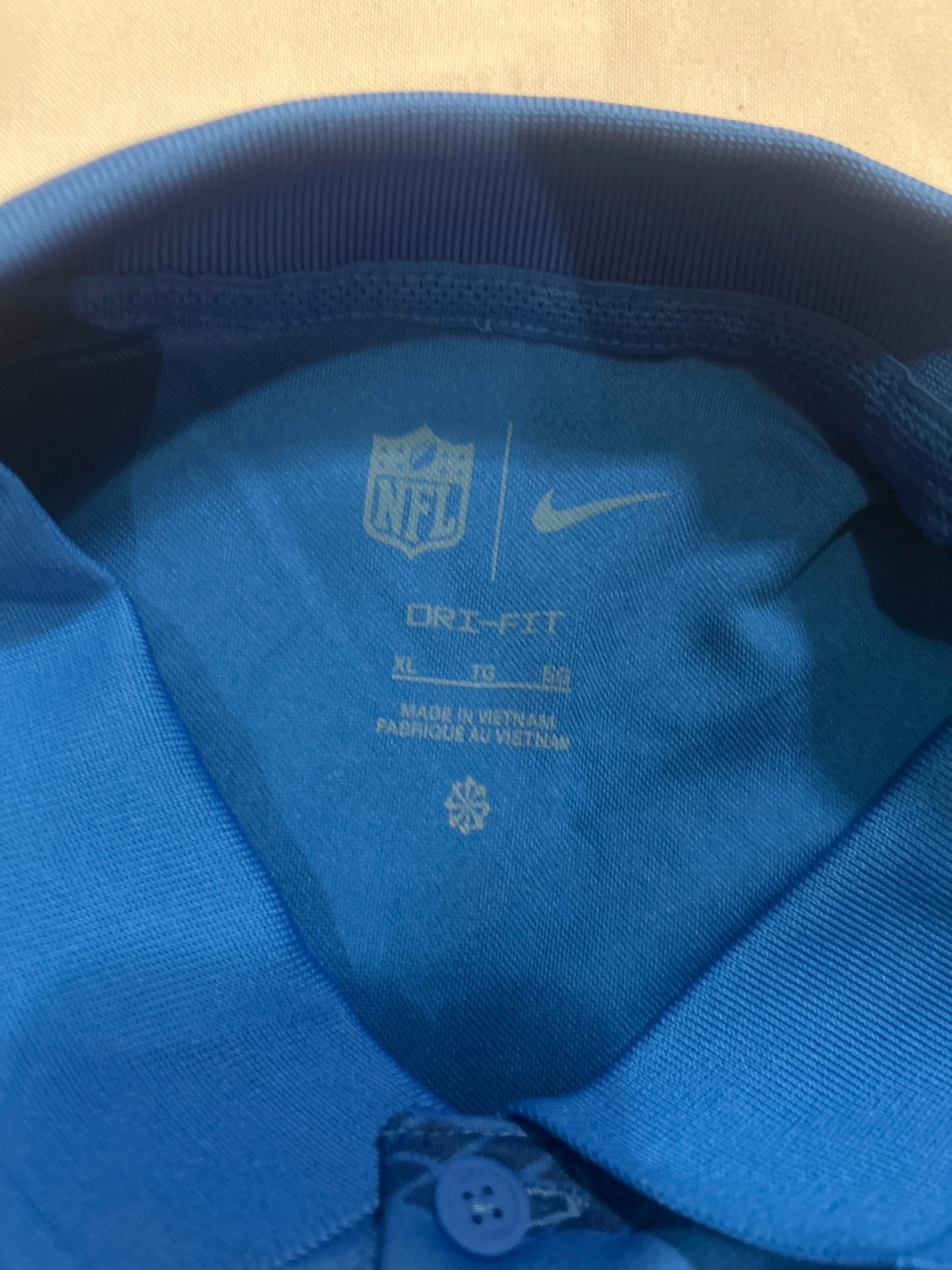 Detroit Lions NFL Nike Dri-Fit Polo Men T-Shirt