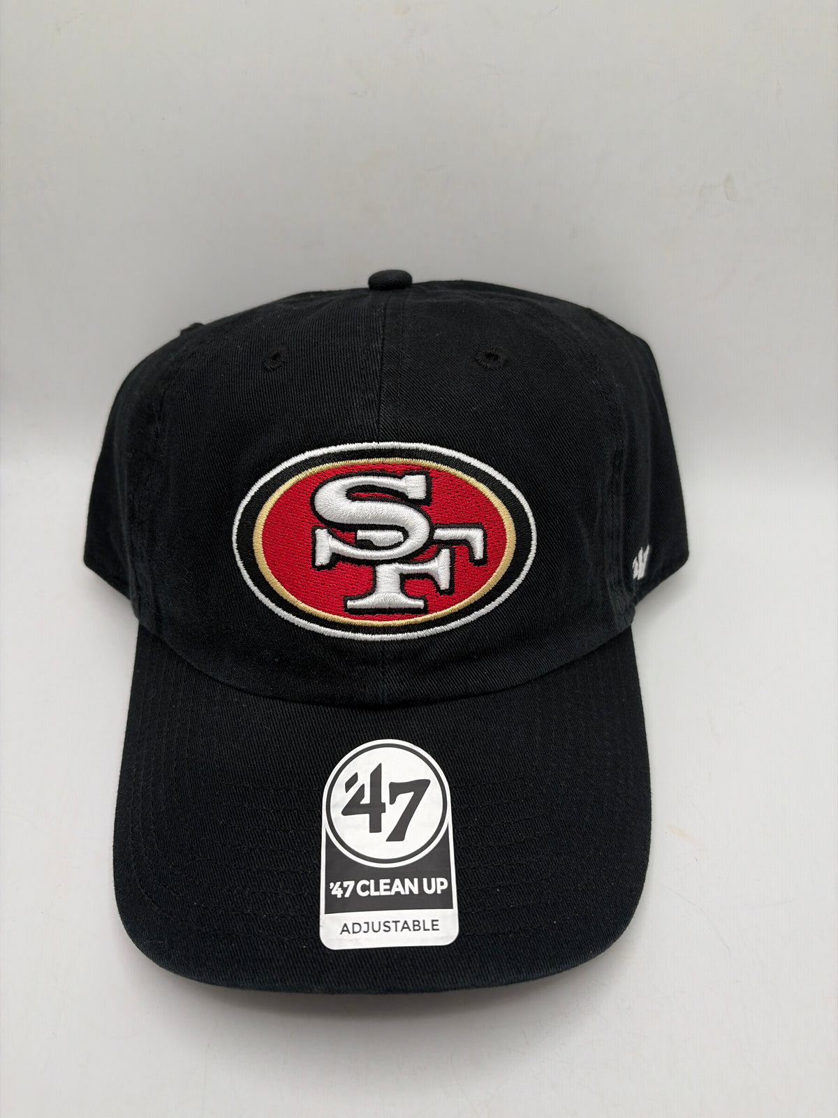 San Francisco 49ers NFL 47CleanUp Black/Red Adjustable Hat