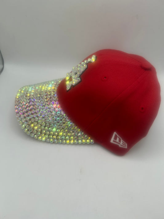 Los Angeles Dodgers MLB New Era Genuine Merchandise Bedazzle Adjustable Hat