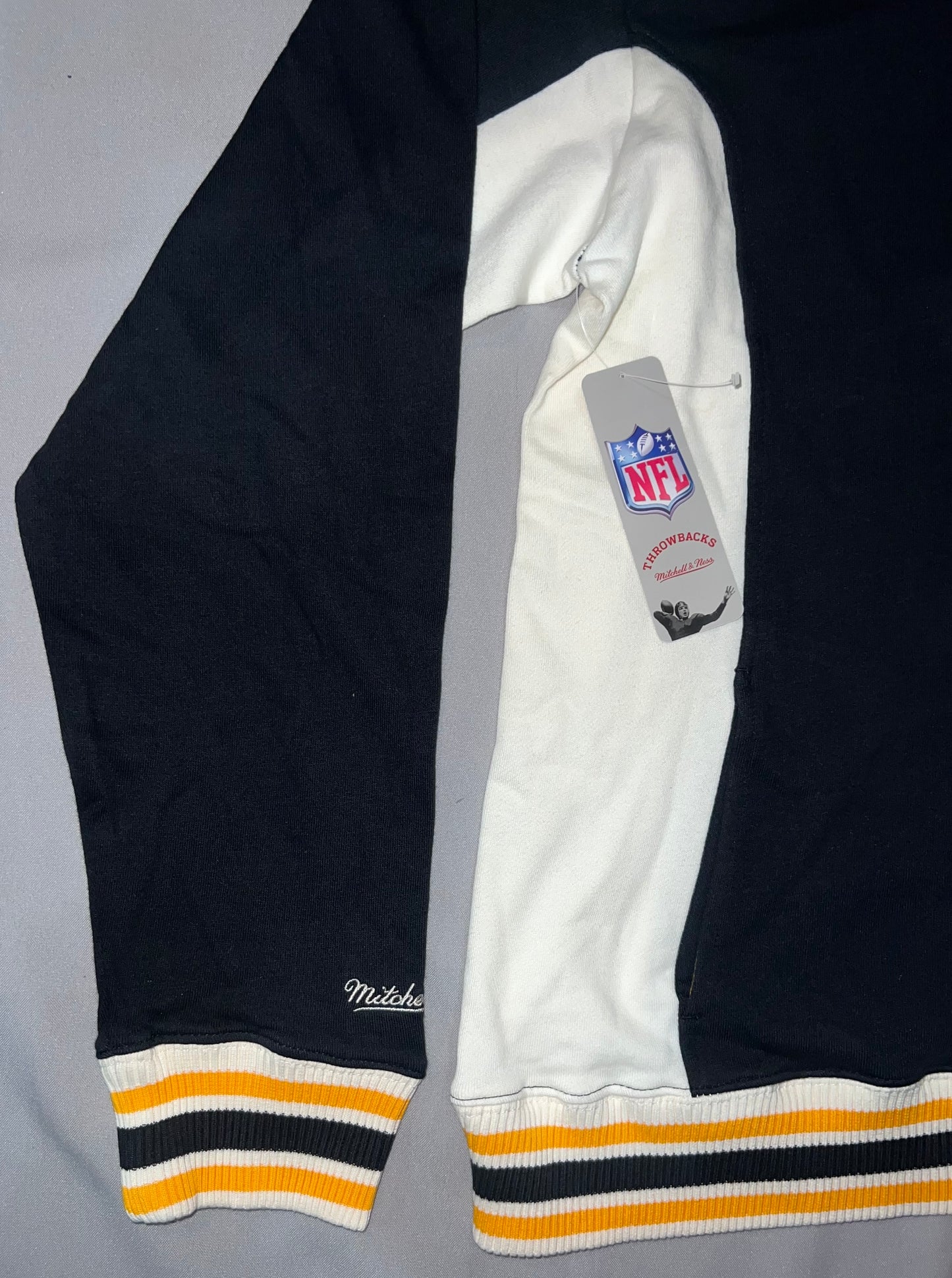 Pittsburgh Steelers NFL Mitchell & Ness Throwback Team Legacy French Terry Hoodie