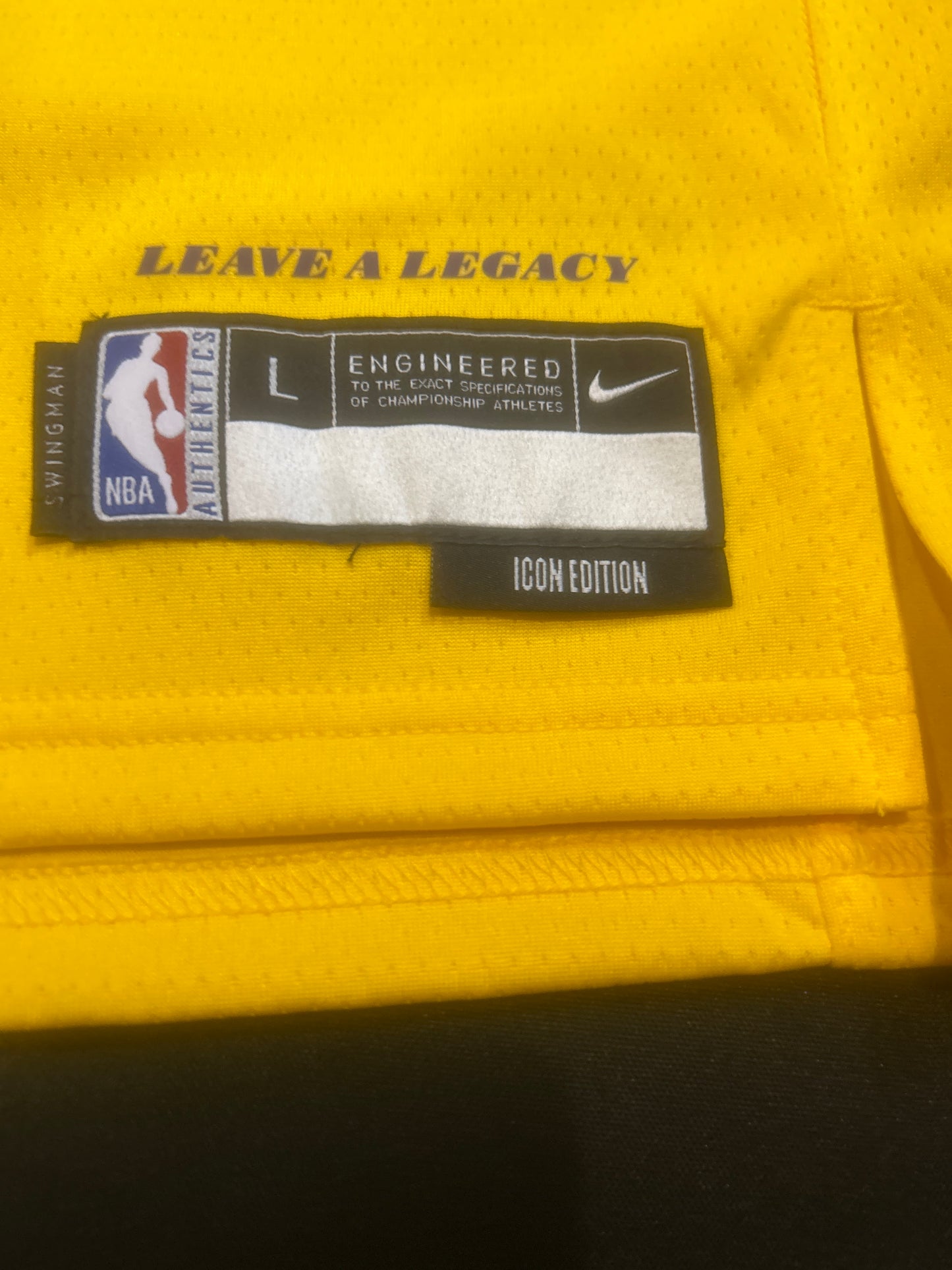 Los Angeles Lakers NBA Nike Dri-Fit #23 LeBron James Swingman Icon Edition Youth Jersey