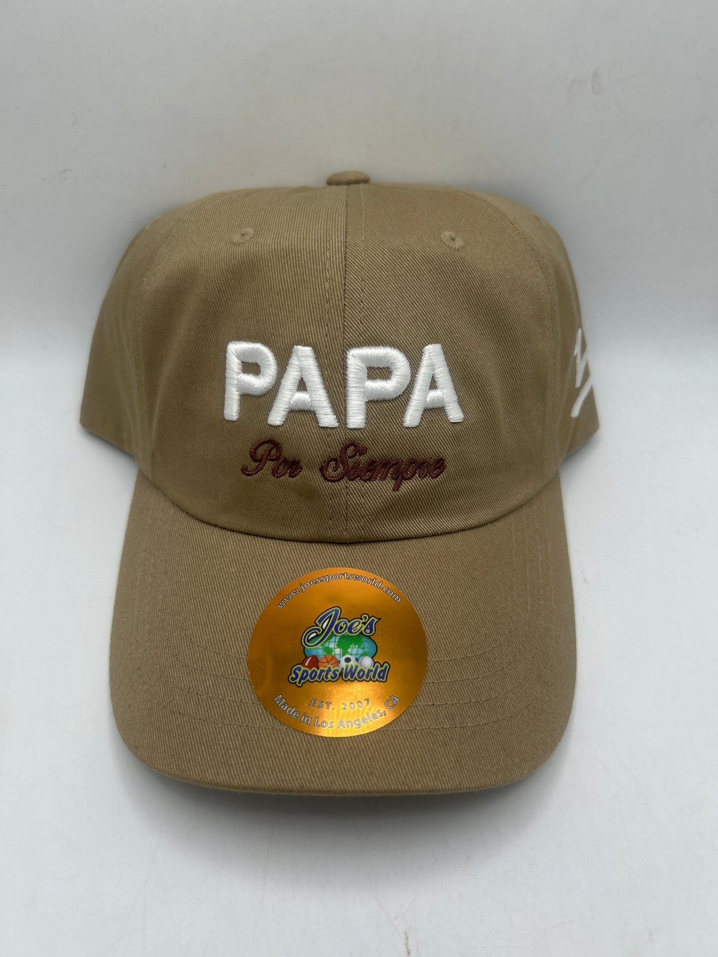 “PAPA Por Siempre” Joes Sports World Adjustable Hat
