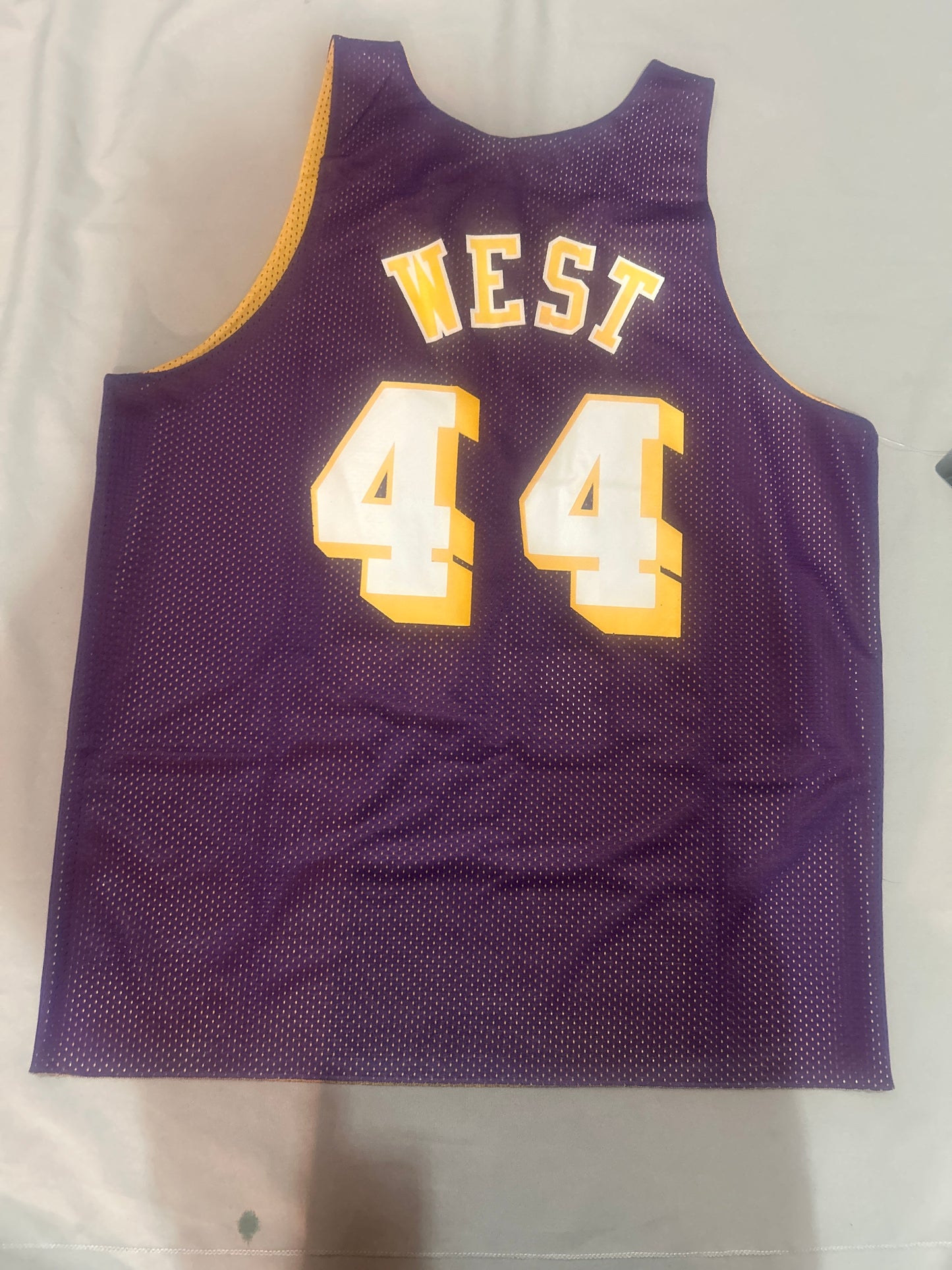 Los Angeles Lakers NBA Mitchell & Ness Hardwood Classics All Star #44 West Reversible Men Tank
