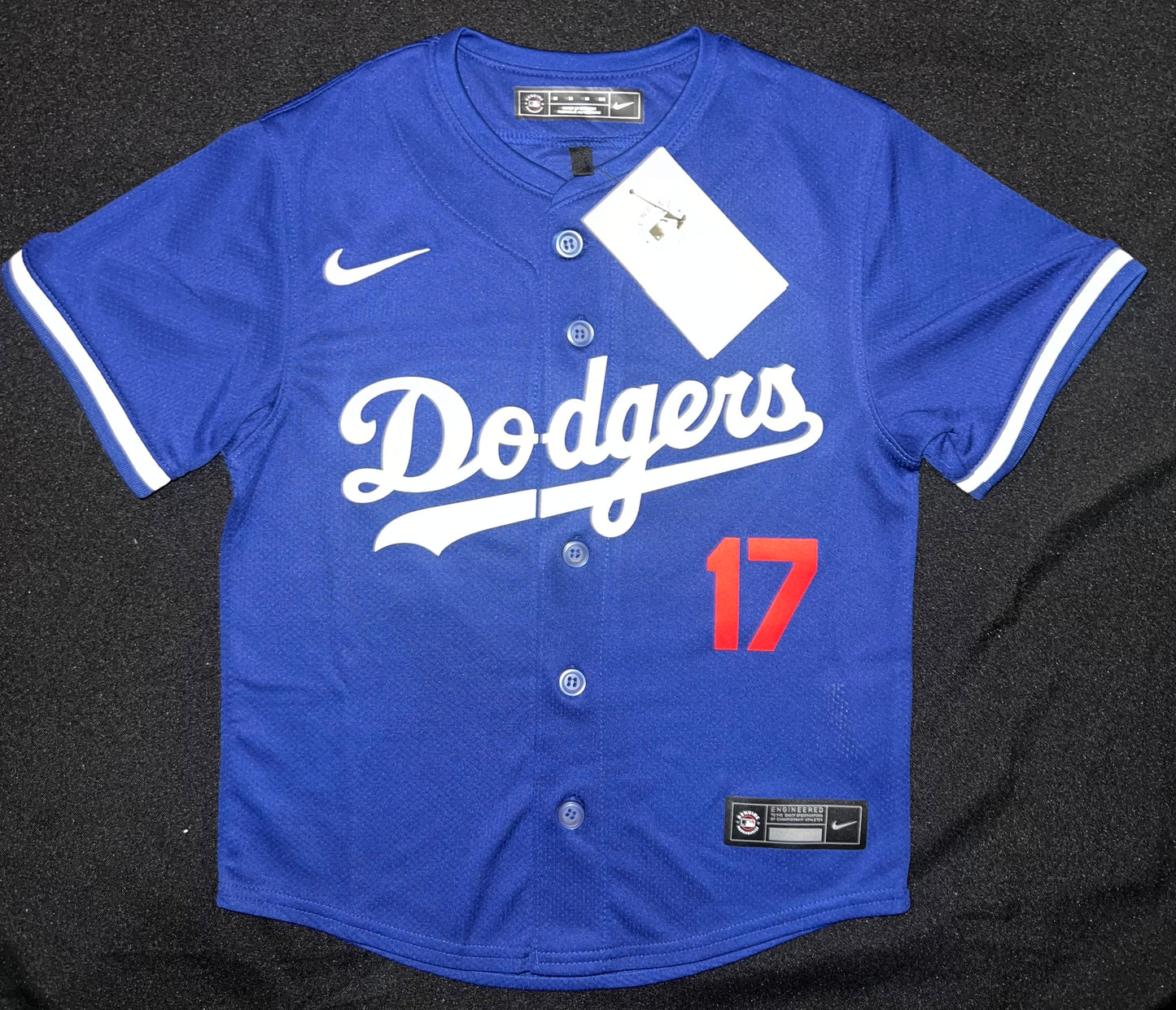 Los Angeles Dodgers MLB Nike Genuine Merchandise #17 Ohtani Royal Blue Kids Jersey