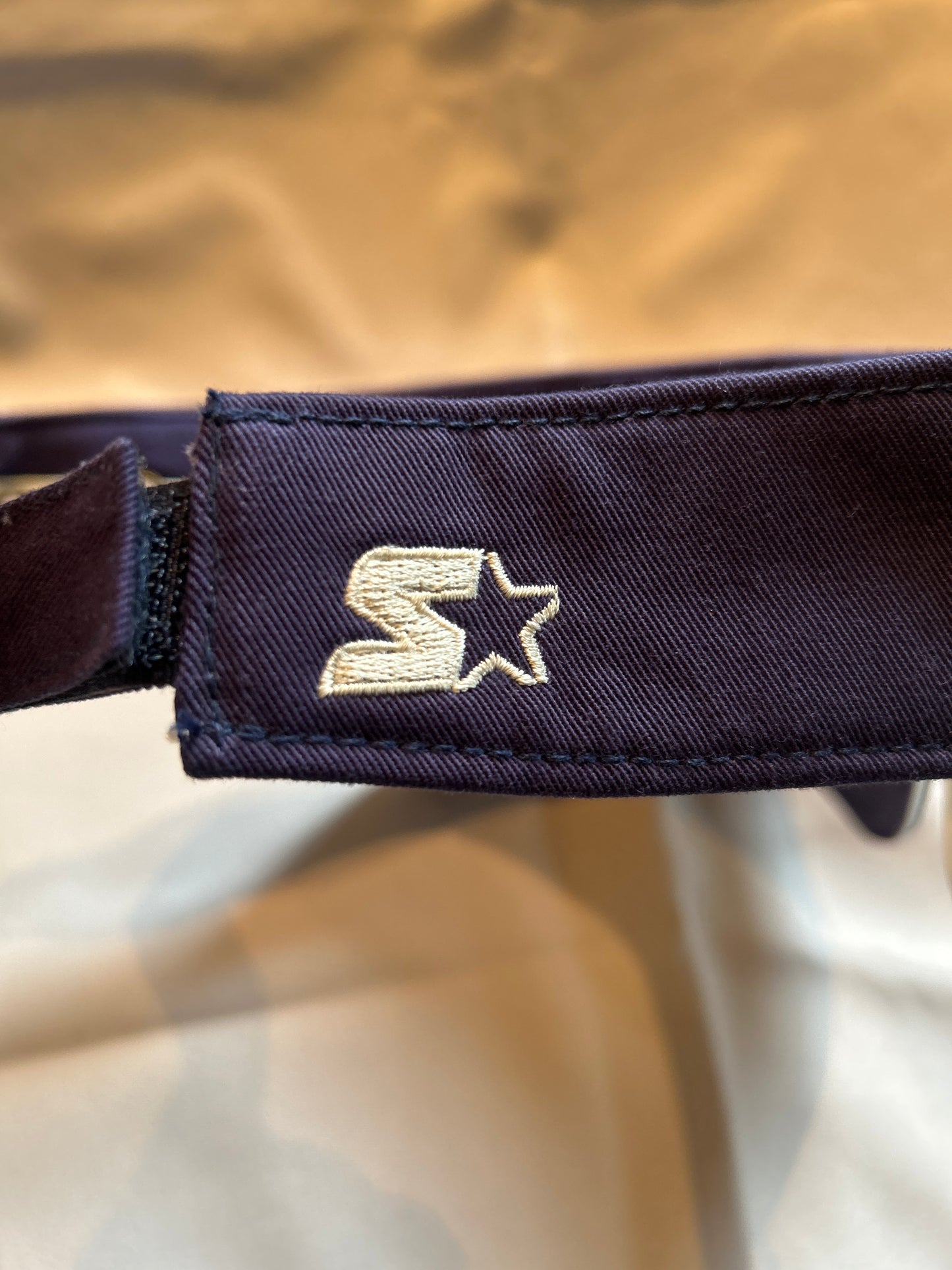 Starter Athletics Men/Women Navy Vintage Strap Back Sun Visor