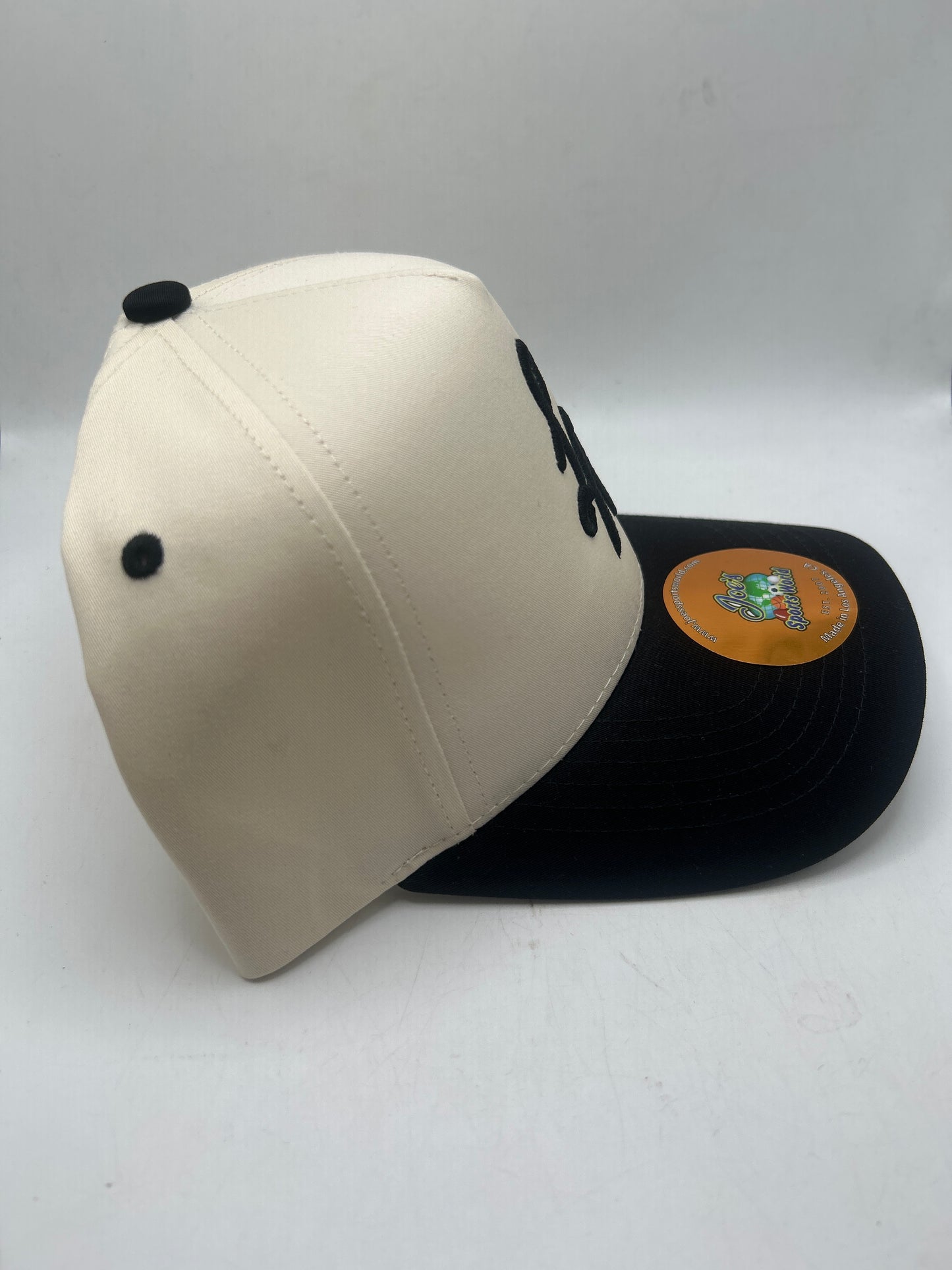 Los Angeles JSW Private Label Khaki/ Black A-Frame Snapback