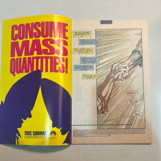 The Adventures of Superman By DC Comics "Back From The Dead?!"" No. 500 Comic Book