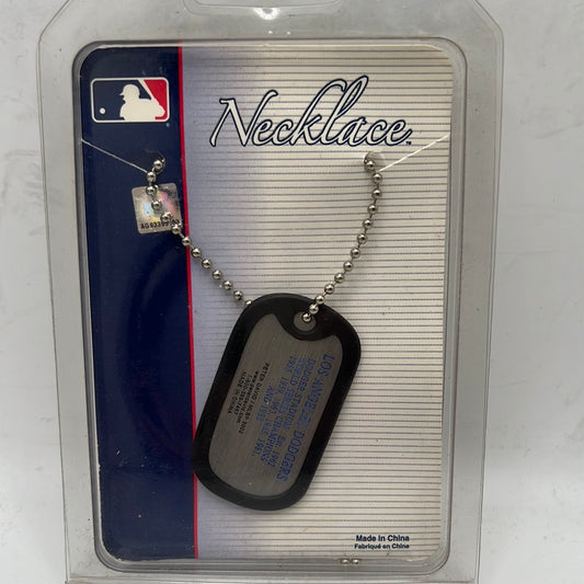 Los Angeles Dodgers MLB Wincraft Dog Tags Necklace 

DODGER STADIUM Est. 1962

WORLD SERIES CHAMPIONS 1955 1959, 1963, 1965, 1981, AND-1988

PETER DAVID/MLBP 2002 www.peterdavid.com