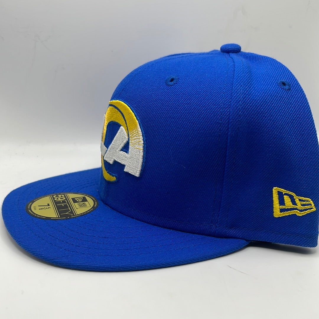 Los Angeles Rams NFL New Era 59Fifty LVI Super Bowl Fitted Hat