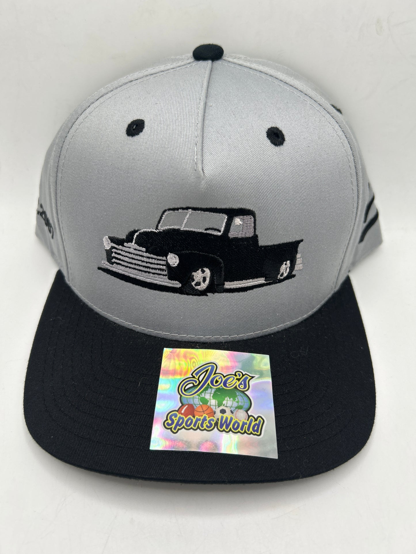 Vintage Pick Up Truck Dad Hat JSW Authentic Snapback Hat - Black