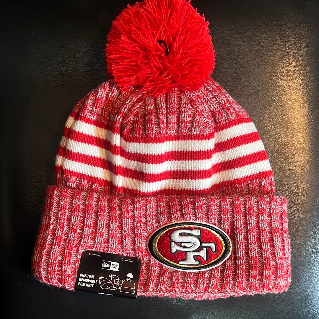 San Francisco 49ers NFL Pom Pom Beanies