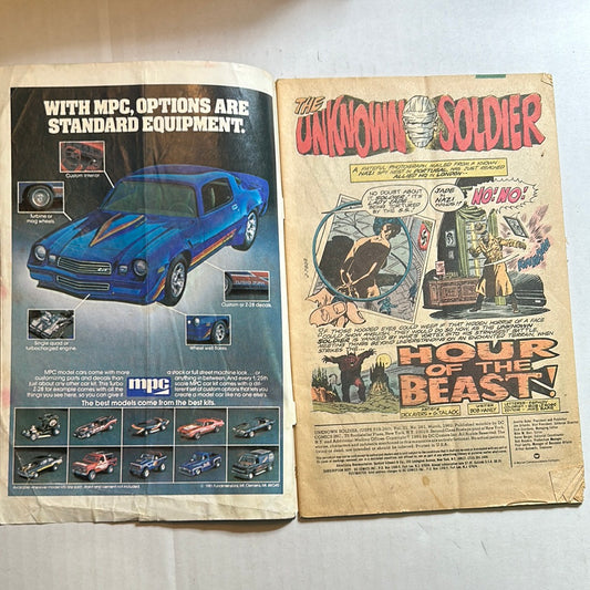 The Unknown Soldier by DC Comics “Is this a Fiend from Hell … or the Immortal Warriors Greatest Disguise? ” #261 Comic Book