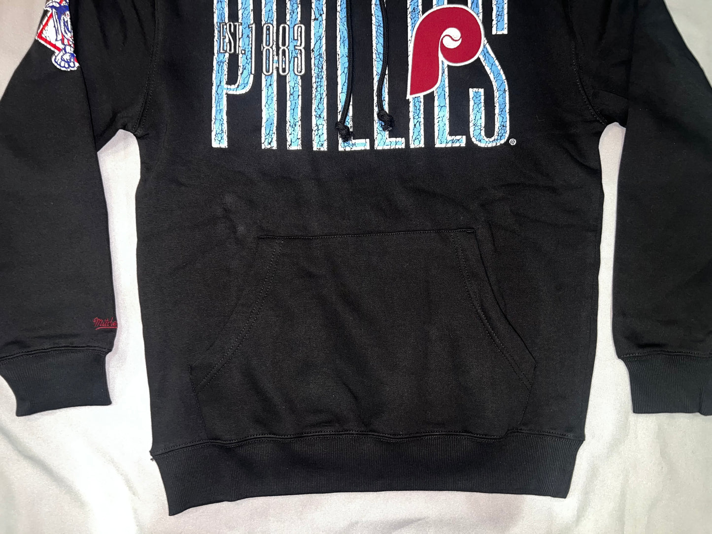 Philadelphia Phillies MLB Mitchell & Ness a Cooperstown Collection Team OG Fleece Hoodie