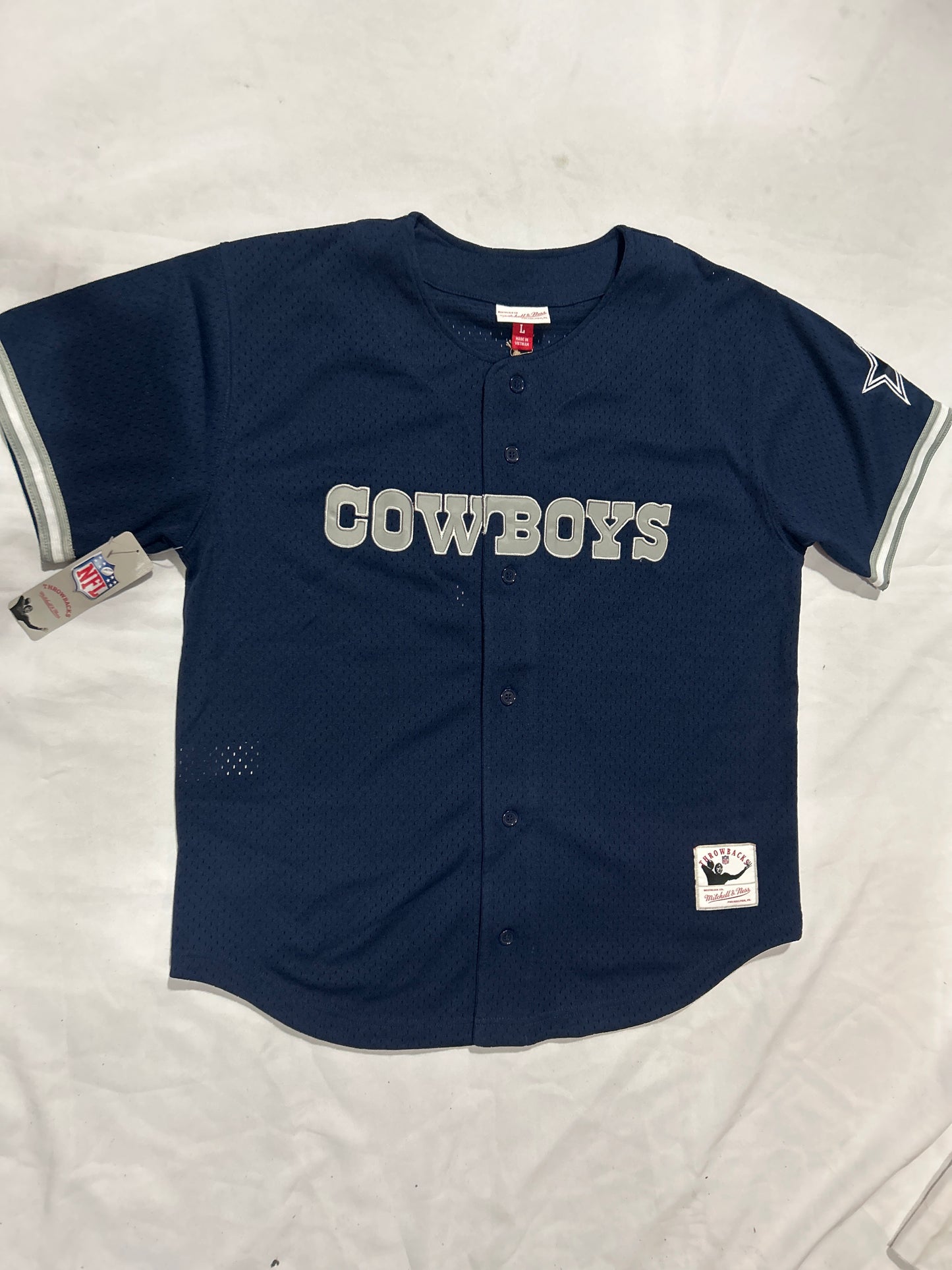 Dallas Cowboys NFL Mitchell & Ness Mesh Throwbacks Men