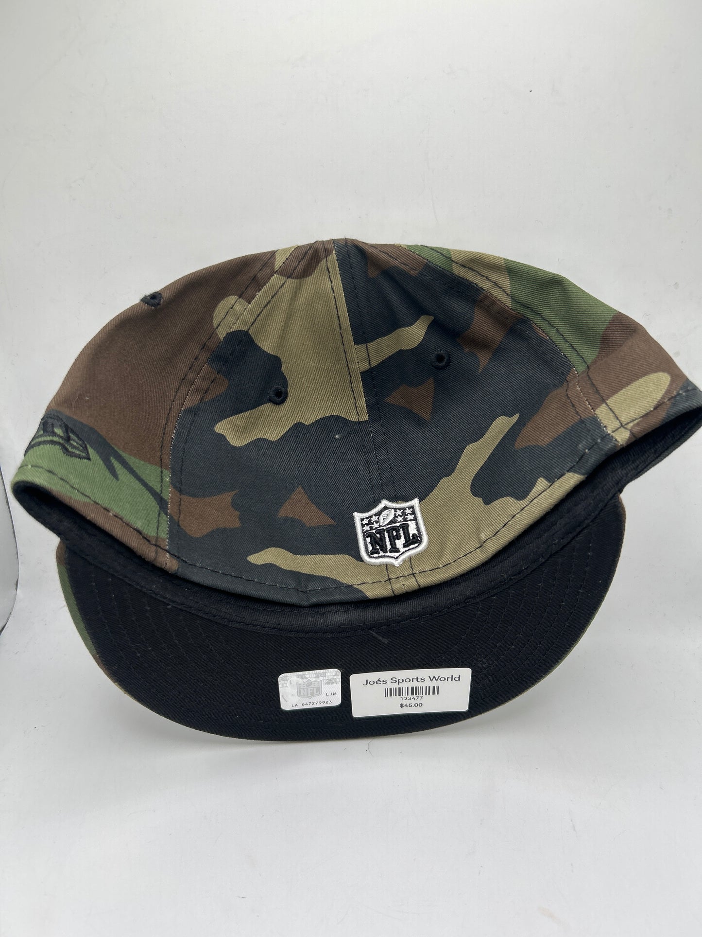 Las Vegas Raiders NFL Camo Woodland New Era 59Fifty Fitted Hat