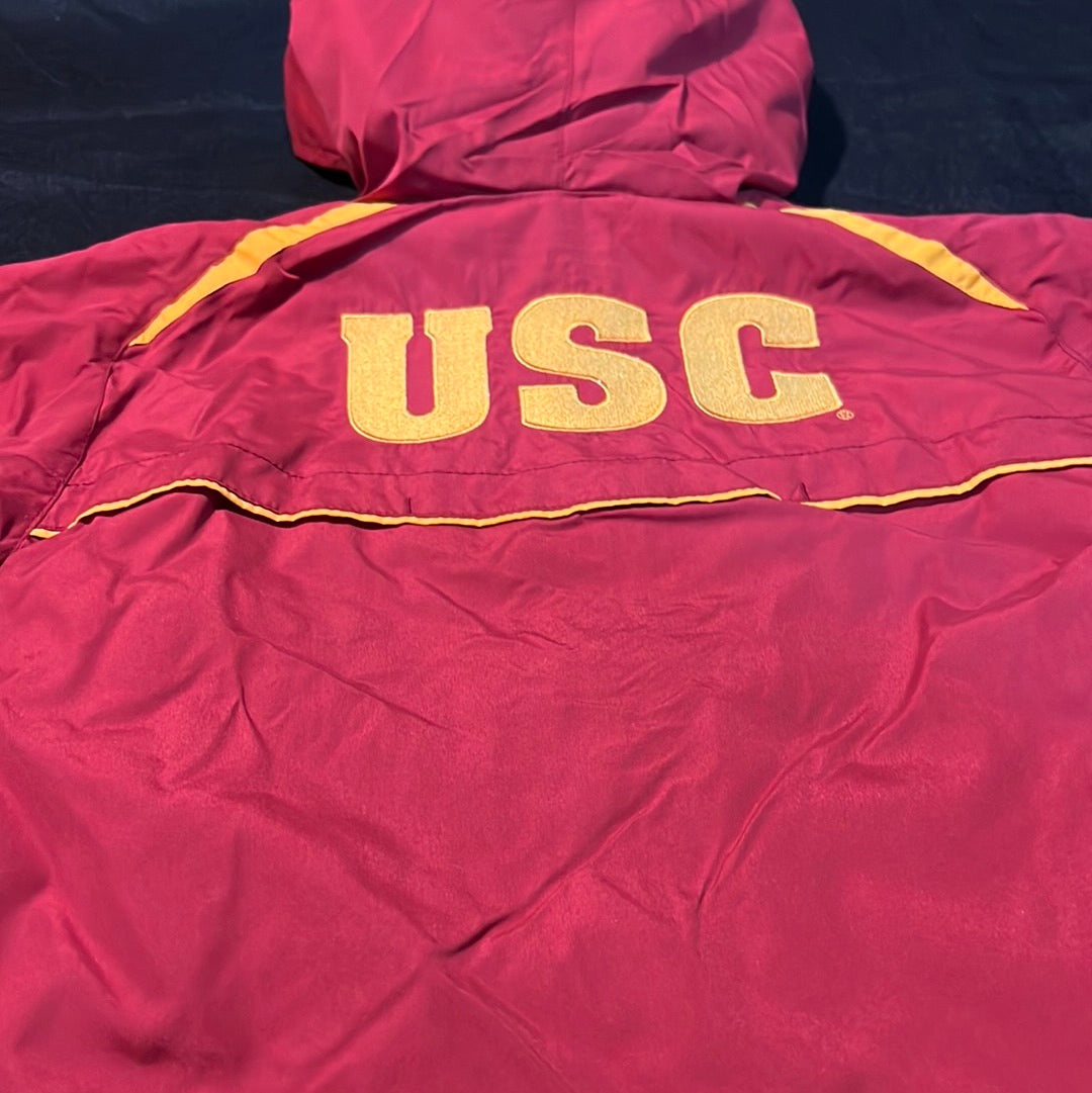 USC Trojans Nike with Trojans Logo and USC Lettering Embroidered Hooded Windrunner Full-Zip Infant 2-Piece Set