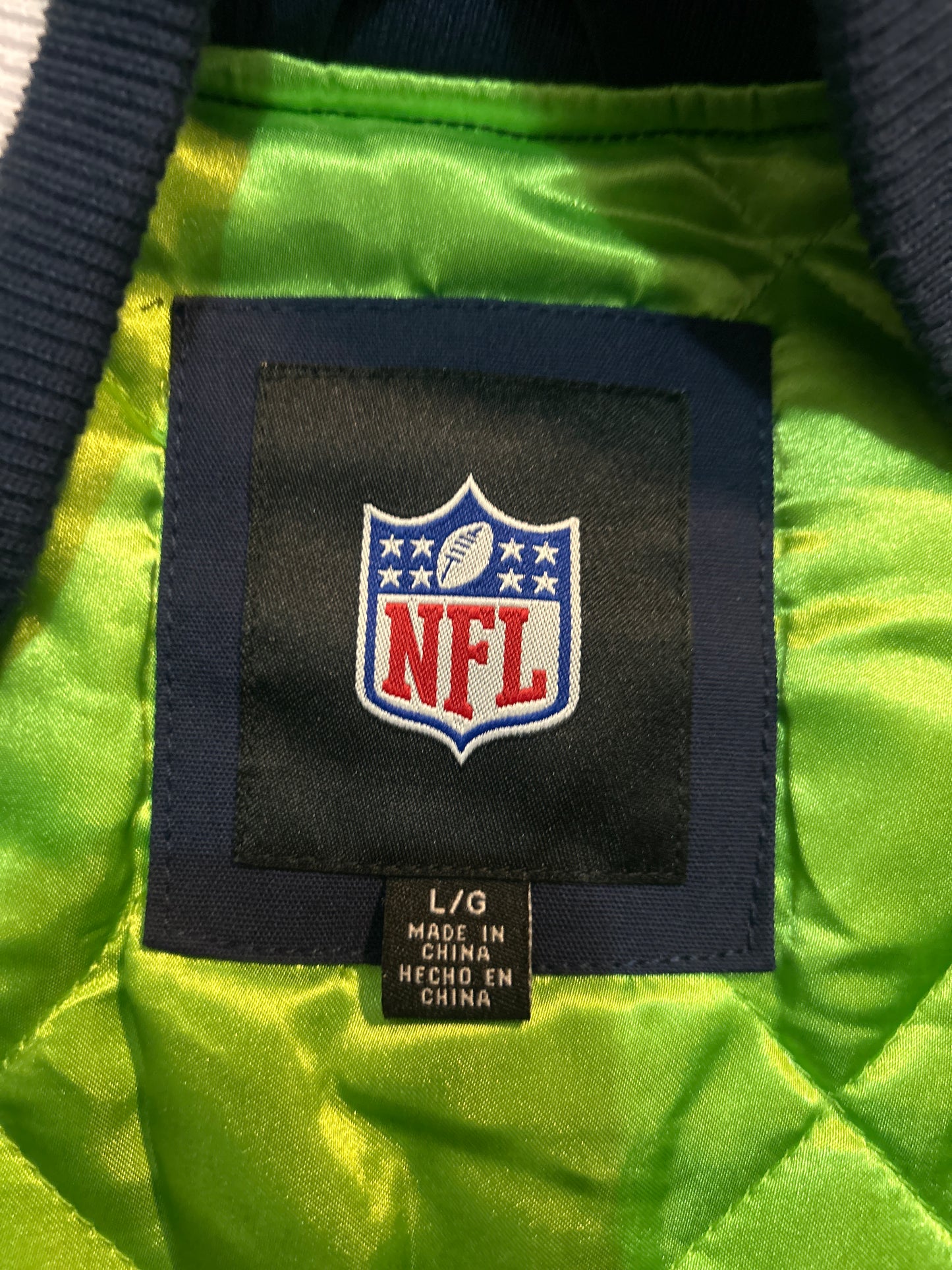 Seattle Seahawks NFL 2013 Super Bowl 48 Champions Men Varsity Jacket