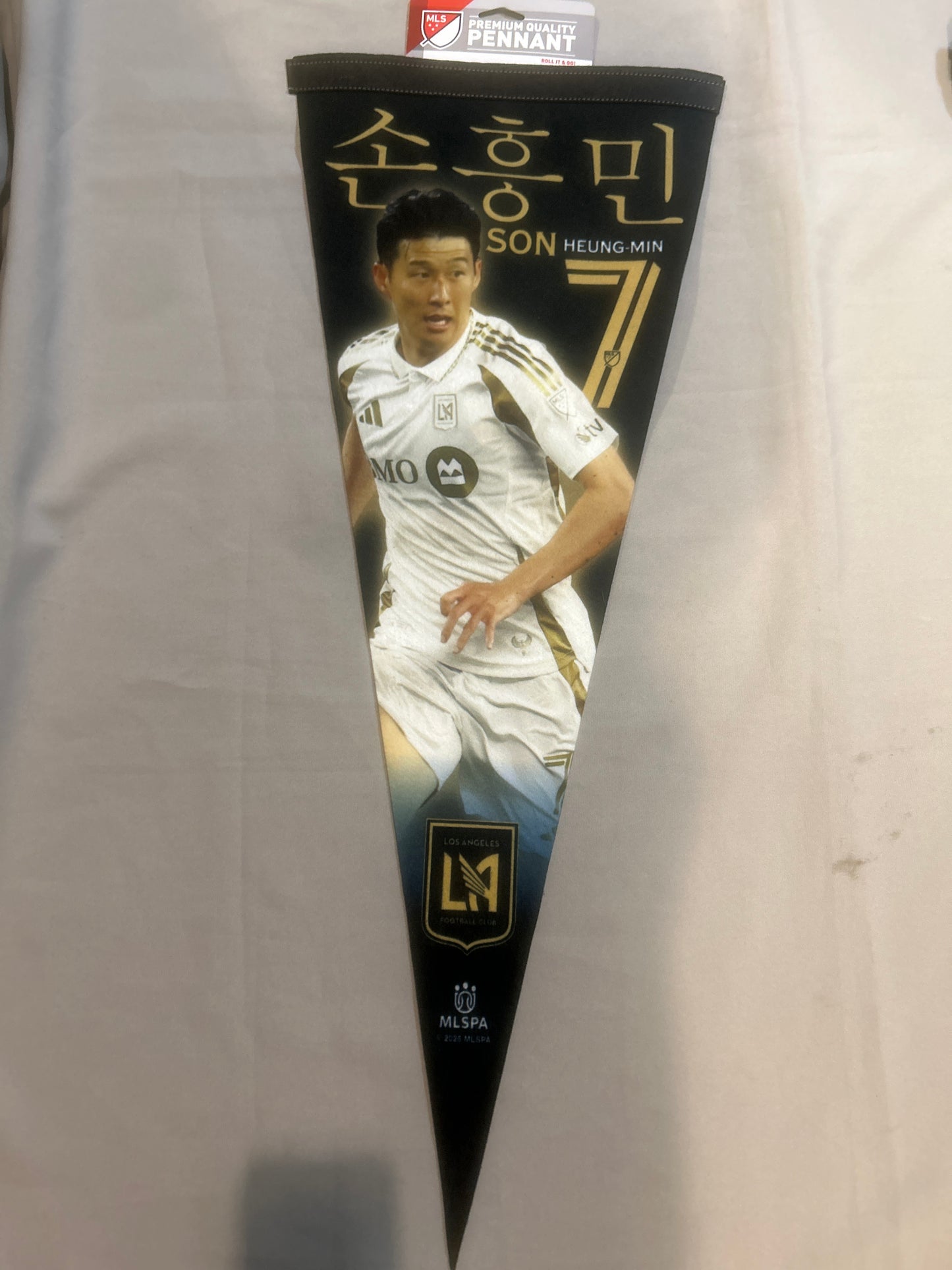 Los Angeles Football Club LAFC #7 Heung-Min Collector on Player Premium Pennant