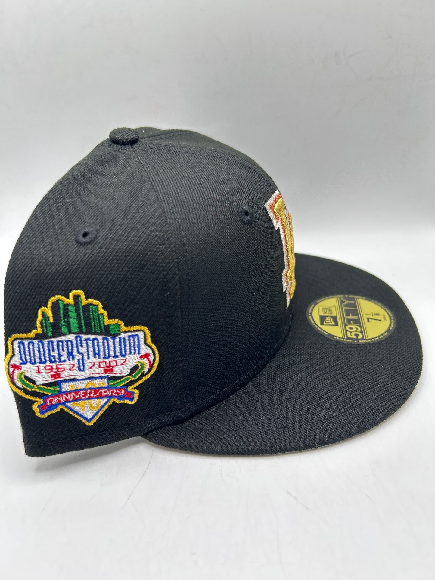 Los Angeles Dodgers MLB “40th Anniversary 1962-2002” Stadium Side Patch Cooperstown Collection Fitted Hat