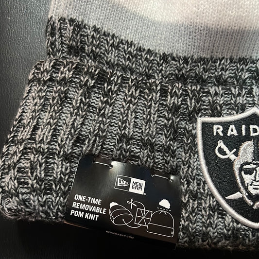 Las Vegas Raiders NFL New Era Knit Pom Beanie