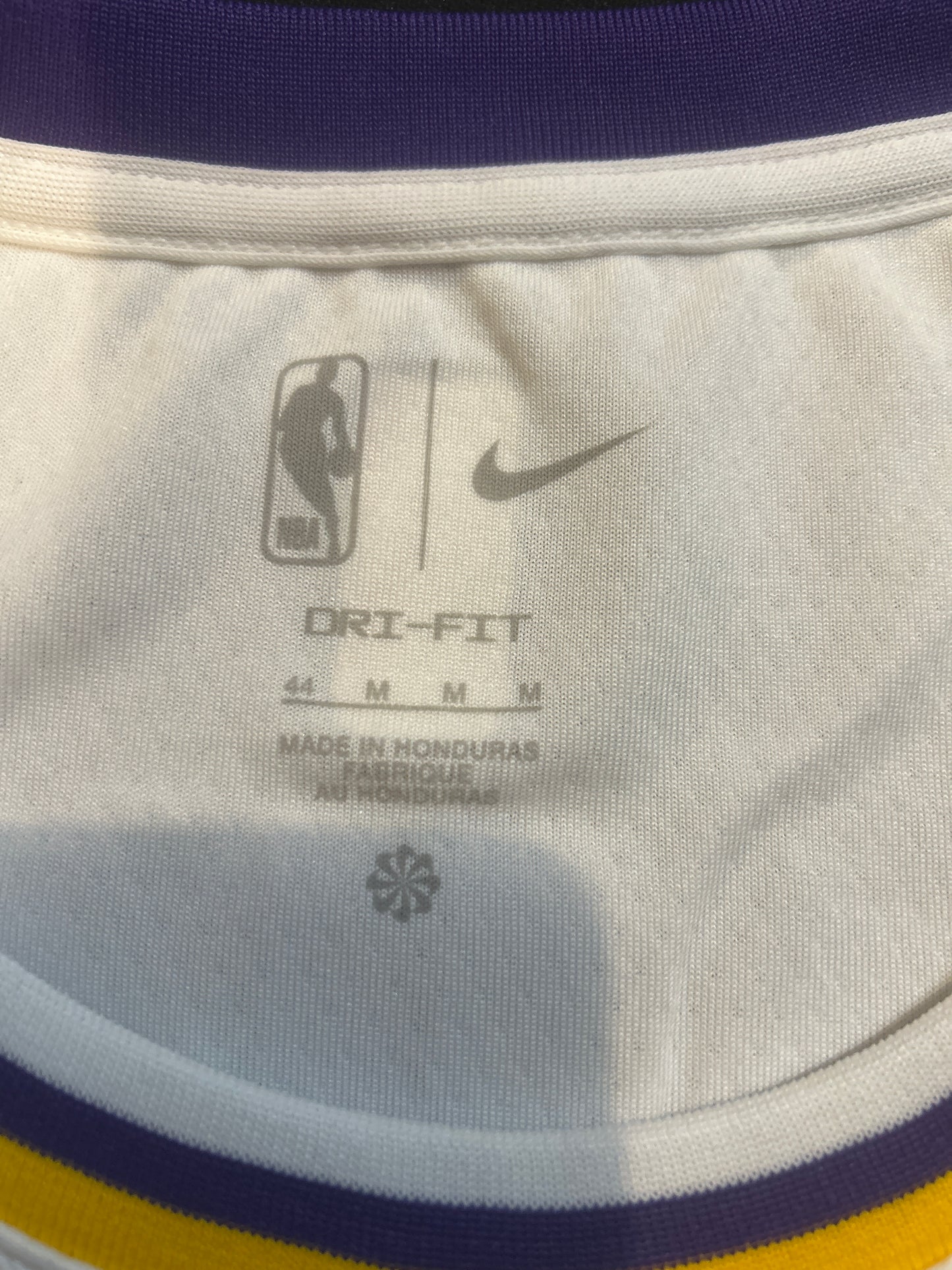 Los Angeles Lakers NBA Nike #23 LEBRON JAMES Dri-Fit Swingman Association Edition Men Jersey