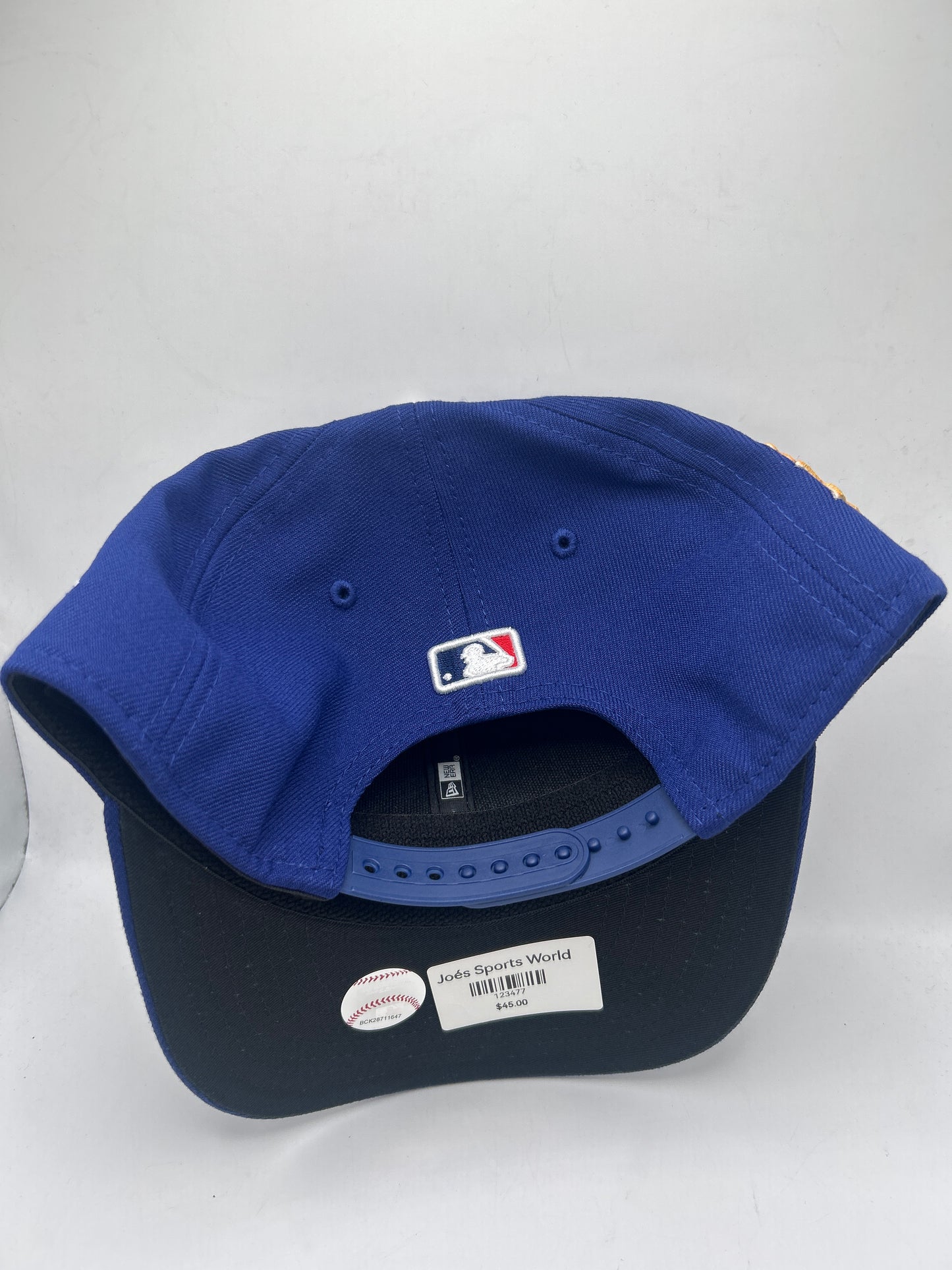 Los Angeles Dodgers MLB New Era 9Seventy 2025 World Series Side Embroidered Artwork Stretch-Snap Hat Classic Royal Blue