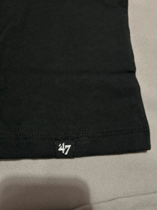 Carolina Panthers NFL 47Brand Flint Black Fly By Franklin Tee Men