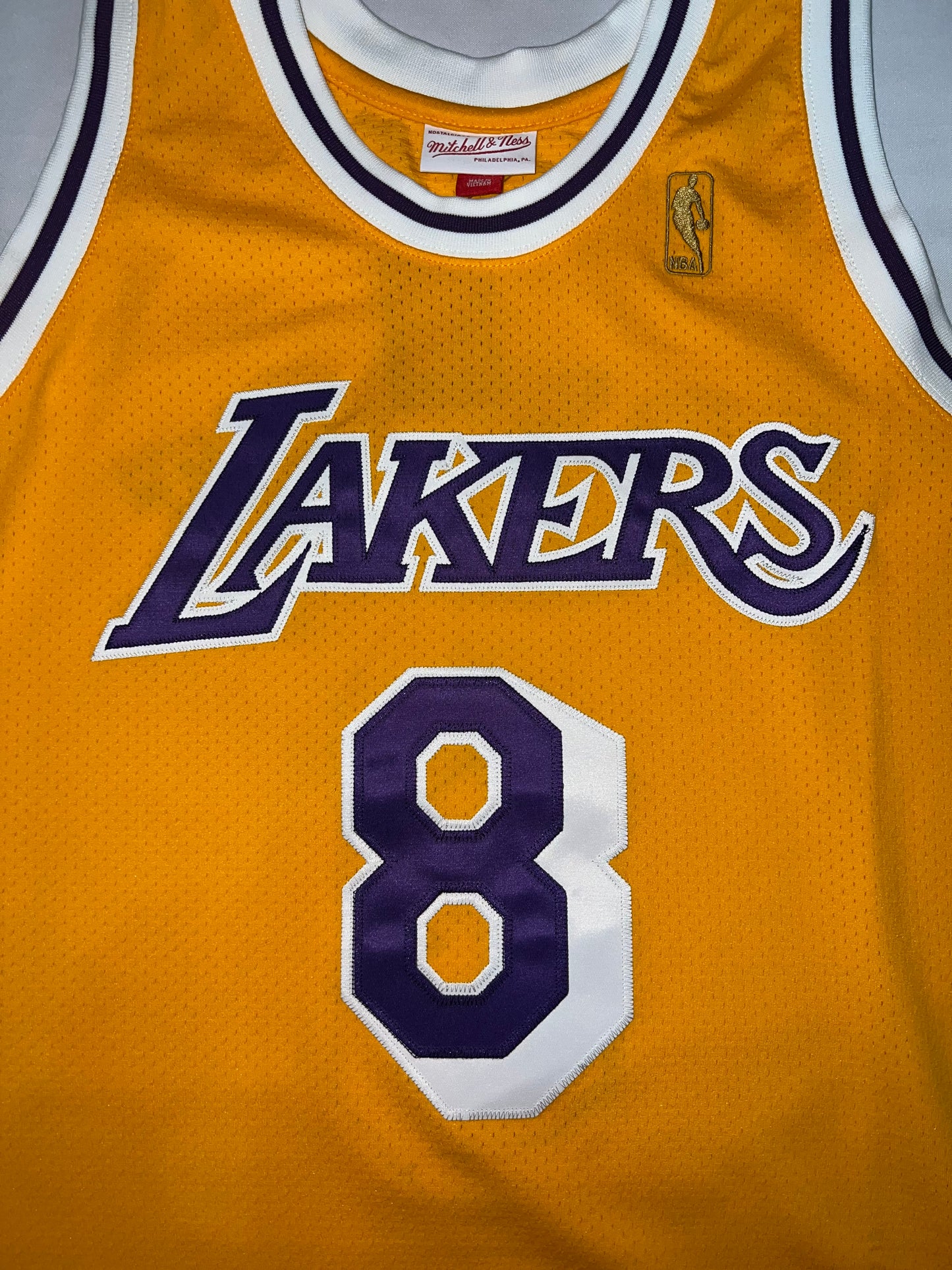 Los Angeles Lakers NBA Mitchell & Ness 1996-97 Hardwood Classics Kobe Bryant Authentic Home Jersey