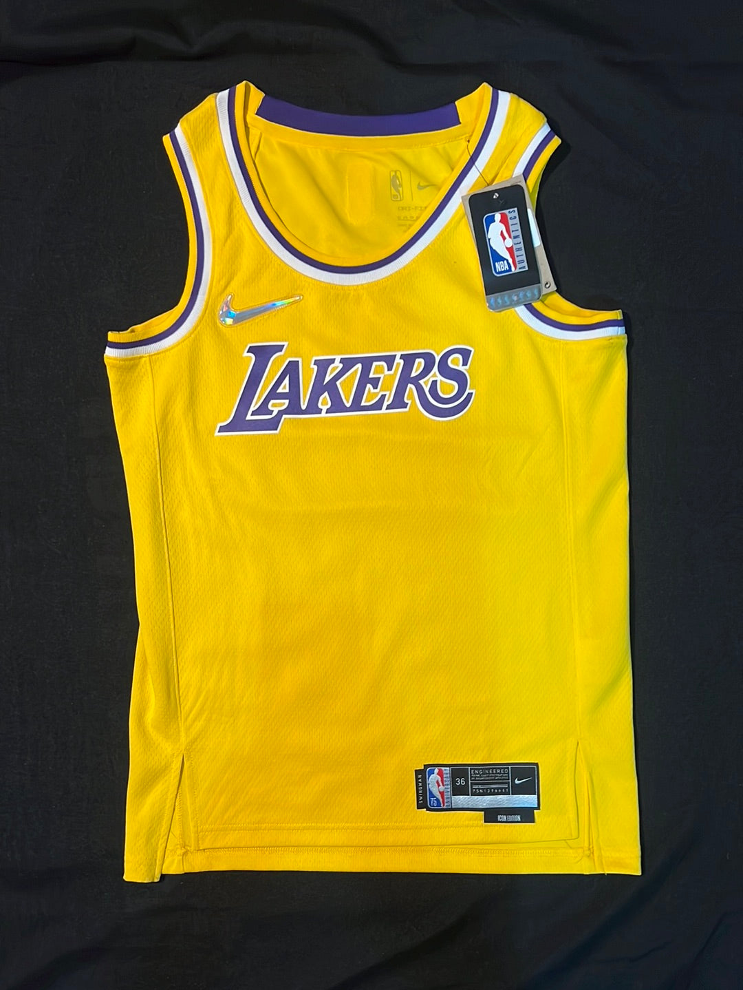 Los Angeles Lakers NBA Nike Dri-Fit Swingman Icon Edition Jersey