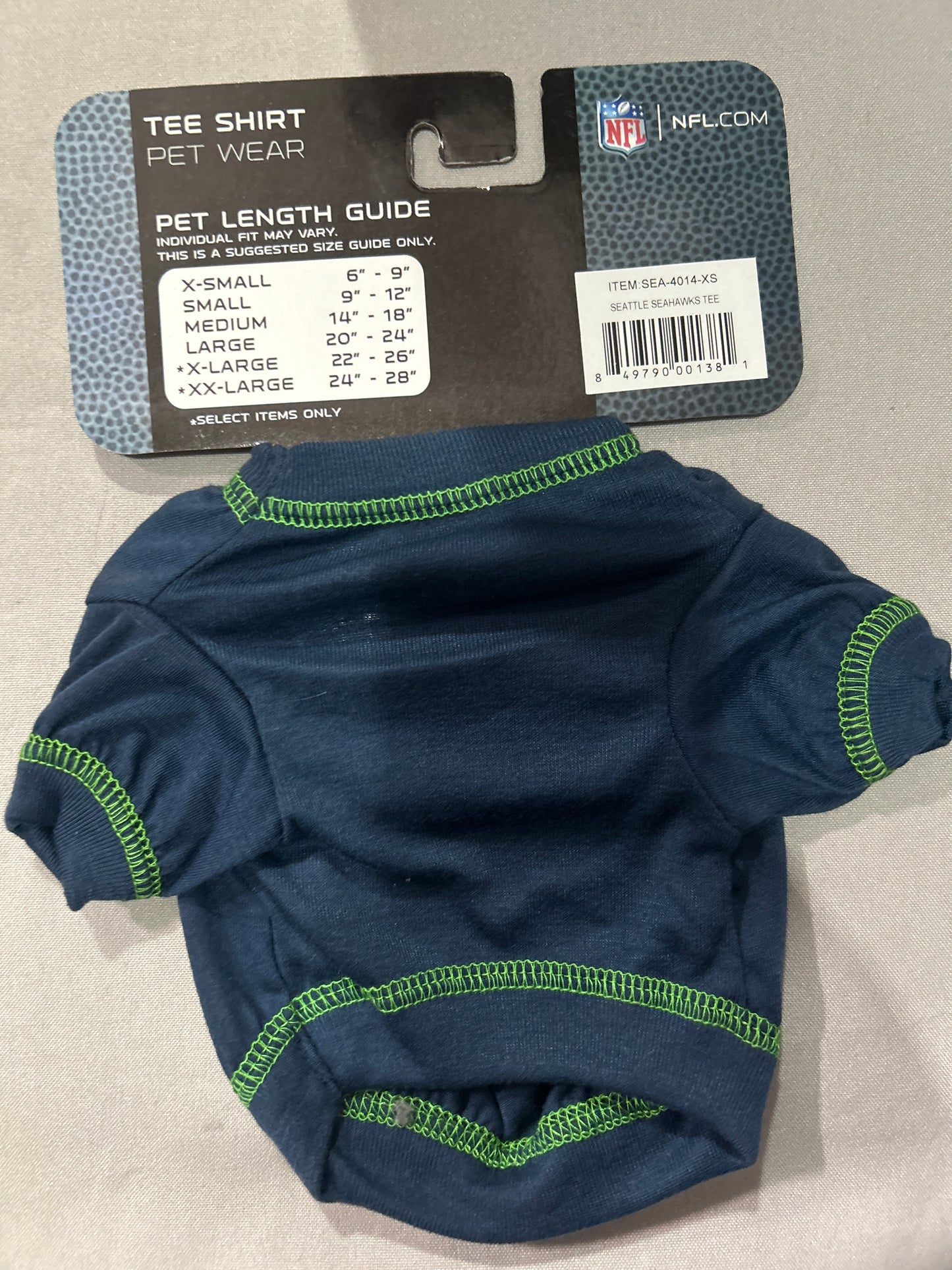 Seattle Seahawks NFL Tee Shirt Pet Wear