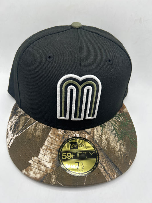 México World Classic Baseball New Era 59Fifty Fitted Hat Black/Camo Realtree